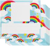 Name Tags for Classroom, Rainbow (4.75 L x 4.5 W in, 60-Pack)