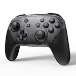 Svonero Switch Pro Controller, Wireless Switch Controller Compatible with Switch/Switch Lite/Switch OLED, Switch Controller Pro with 6-Axis Gyro/Dual Motor Vibration and Wake Up Function (Black)