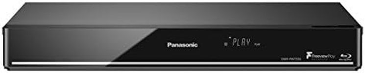 Panasonic DMR-PWT550EB Blu-Ray Player and HDD Recorder with Freeview Play, Black