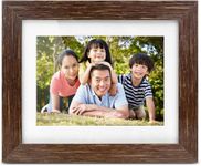 Aluratek, Inc Aluratek (ADPFD08F) 8 Inch Digital Photo Frame with Auto Slideshow, Distressed Wood Border, 1024 x 768, 4:3 Aspect Ratio, Wall-Mountable