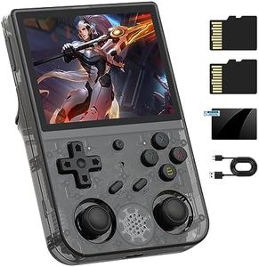 RG353V Retro Video Handheld Game Console 3.5" IPS Screen Android 11 and Linux System RK3566 64bit Game Player 64G TF Card Built-in 4450 Classic Games Bluetooth 4.2 and 5G WiFi