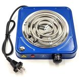 Al-Afandi (220V-1000W) Electric Cooking Heater I Portable G-Coil Hotplate I Kitchen Cooktop Stove I Charcoal Burner (Blue)