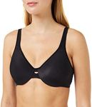 Lilyette 0904 Plunge Into Comfort Keyhole Minimizer Bra-Onyx-34DD