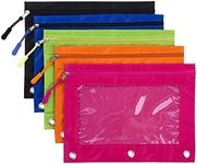 Binder Pencil Pouch with Zipper Pul