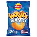 Walkers Wotsits Giants Really Cheesy Vegetarian Baked Snacks 130 g