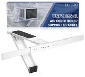 LEOPO No Drilling Air Conditioner Support Bracket,HVAC Brackets Fits Single & Double-Hung Windows, Heavy Duty Outdoor Wall Mounted Window AC Bracket,Holds Up to 150lbs, for 5000-12000 BTU Units
