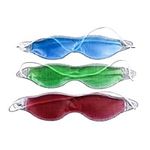 gel eye mask 3 pieces cooling eye masks with safe liquid to (as shown)