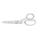 Gingher Dressmaker's Fabric Scissors with Protective Sheath - 7" Stainless Steel Shears - Sharp Knife Edge Fabric Scissors - Silver