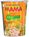 Mama Instant Cup Noodle with Pork Flavor 70 g - Pack of 12 TMAMACUPP