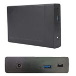 Terabyte 2in1 USB 3.0 Sata 2.5"/ 3.5" Dual External Sata Hard Disk Case, External Hard Drive Enclosure Casing