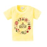 baby wish Diwali Festivals T-Shirt for Boy’s and Girl’s T-Shirt Toddler Boys Deepawali T-Shirts Short Sleeve Top Happy Diwali