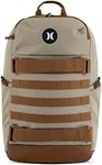 Hurley Mens Skateboard Backpack, Khaki, One Size