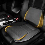 OLYDON Memory Foam Car Seat Cushion with Lumbar Support Pillow - Breathable Mesh, Easy Installation, and Non-Slip Design - Car Seat Cushions for Driving for Butt Pain & Back Pain Relief