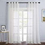 NICETOWN Patio Door Sheer Curtains 