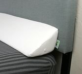 Insieme King Size Bed Wedge Headboard Pillow Gap Filler Foam Wedge (White) | Multi-Use Triangular Foam Pillow | Cover Gap Between Bed and Headboard or Bed and Wall