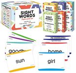 Springflower 600 Sight Words Flash Cards, Dolch & Fry High Frequency Sight Word Flash Cards for Kindergarten Homeschool Supplies, Sight Word Games for Kids Pre-K, Kindergarten, 1st, 2nd, 3rd Grade