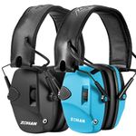 ZOHAN EM054 Shooting Ear Protection Earmuffs, Electronic Shooting Headphones with Sound Amplification Noise Reduction, Ear Muffs for Gun Range,2 Pack