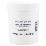 Zeolite Powder 1 Pound - 454 g | Ultra FINE | Less-Than 20 µm | Clinoptilolite 94%+-3 | Activated | Natural Mineral Dust | Heiltropfen®