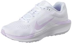 Nike Womens WMNS AIR Winflo 11 Running Shoes-White/Lilac Bloom-White-Lilac BLOOM-FJ9510-101-3UK,3 UK (5.5 US)