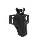 Blackhawk 410700BKR: T-Series L2C Holster Blk Glock 17 Glock 17/22/31/34/35/41/47 Rh