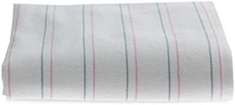 Medline Candystripe Stripe Baby Blanket, Classic Design, 100% Cotton, Soft, Cuddly, Swaddling, 36" x 36", 3 Count