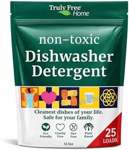 Truly Free Automatic Dishwasher Detergent Powder - Concentrated Dishwashing Detergent, Dish Soap, Hard Water Stain Remover, Kitchen Cleaning Supplies, No Harmful Ingredients - 12.5 oz (Pack of 1)