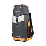 Gear Trail 3 25"/45L Extra Large Water Resistant Rucksack/Travel bag/For Men & Women(Yellow-Grey)