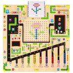 Magnetic Color and Number Maze, Montessori Toys for 3 4 5 Year Old Toddler Boys Girls, Magnet Drawing Board, Preschool Activities Educational Learning Toys, Gifts for Childrens Day Birthday Christmas
