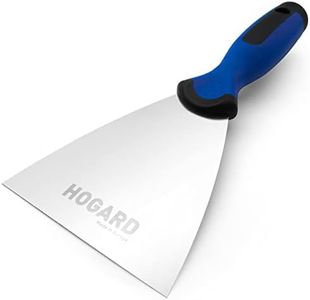 HOGARD 4" Putty Knife | The Best Joint Knife for your Drywall Tools | Made of Stainless Steel | Perfect Spackle Knife or Pocket Metal Paint Scraper.