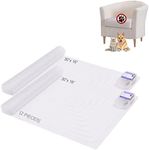 Scat Pet Shock Mat 2 Pieces, Shock Pads for Dogs and Cats Training Indoor, Electric Repellent Mat Keeps Pets Off Couch, Sofa, Countertop, 3 Modes, 2 Pieces Same Size (30"x16")