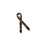 Fender Guitar Strap Monogrammed 2'' Black / Yellow / Brown