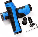 Bike Handlebar Grips, Non-Slip Ergonomic Design, Aluminum Double Lock-On, Compatible with MTB, BMX, Scooter, Urban Bikes