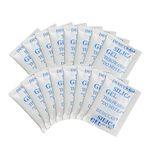 Silica Gel Packs,100 Pcs 2 Gram Desiccant Packets for Moisture Control, Food Grade Silica Gel Packets Moisture Absorbers for Storage