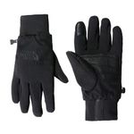 THE NORTH FACE Men's Front Range Glove | Touchscreen Compatible, Water Repellent, Padded Leather Palms, Fleece Lining, TNF Black Heather, Large