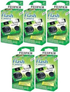 Fujifilm QuickSnap Flash 400 Disposable 35mm Camera (5 Boxes)