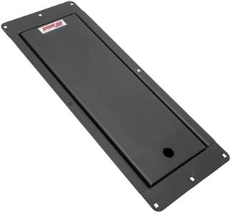 Extreme Max 5001.6504 Flip-Up Recessed Flush-Mount Motorcycle Wheel Chock for Enclosed Trailers - 24"