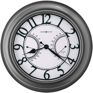 Howard Miller Tawney Indoor/Outdoor Wall Clock 625-668 – 34.25” Oversized Gallery with Quartz Movement