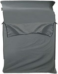 Frelaxy Sleeping Bag Liner, XL Travel Sheet & Camping Sheet for Backpacking, Hotel, Hostels & Traveling, Comfy & Easy Care, Double (Fits 2 People)