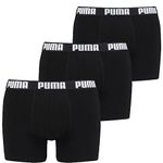 PUMA Men's BOXER, Black, XL (pack of 3)