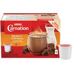 Carnation Hot Chocolate, Rich and Creamy, Keurig K-Cup Compatible Pods 12x15g (Pack of 6, 72 ct)