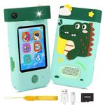 Kids Phone, ZUEOKAI Kids Smart Phone Toys with 180°Swivel Lens,Touch Screen& Silicone Case, 1080P Videos,Kids Camera Toys for 3 4 5 6 7 8 Year Old Girls boys Christmas Birthday Gifts for Kids Age 3-8