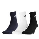 Nivia Encounter 2.0 Training Socks for Men, Ankle Length Sports Socks with Soft Stretchable Fabric, Cushioned Sole for Comfort, Ideal for Gym, Running & Training, Pack Of 3