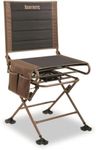 HUNTRITE Swivel Hunting Chair; Steel Frame with Padded Seat, Foldable and Portable