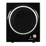 Russell Hobbs RH3VTD800B Black 2.5kg Compact Mini Vented Tumble Dryer, Portable, Freestanding Table Top Dryer With 3 Heat Settings Small