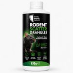 READY STEADY DEFEND Rat Scatter Granules 650g, Peppermint Oil Rodent & Mouse Repellent, Rat Deterrent Outdoor/Indoor Odour-Masking Granules for Garden, Garage, Shed, Bins, Entry Points & Patio