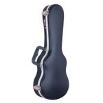 Crossrock Ukulele Hard Case, fits Concert Ukulele, Super Lightweight ABS Molded Hard Case in Black, (CRA860CUBK)