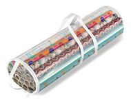 Whitmor 6044-4924 Gift Wrap Organizer, Clear