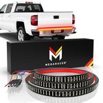 Mega Racer LED Tailgate Light Bar 48 Inch - 5 Functions for Trucks, Brake Light/Running Light/Turn Signal/Reverse Light/Double Flash, 216 Pieces 2935 SMD Premium LED Diodes, IP67 Waterproof Rating