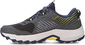 Saucony Women's Excursion Tr15 Trail Running Shoe, Shadow/Sunblaze, 6.5 M US