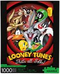 AQUARIUS Looney Tunes Puzzle (1000 Piece Jigsaw Puzzle) - Glare Free - Precision Fit - Officially Licensed Looney Tunes Merchandise & Collectibles - 20 x 28 Inches